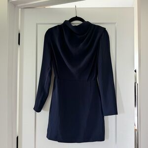 Babaton Carter Mini Dress - Navy Blue